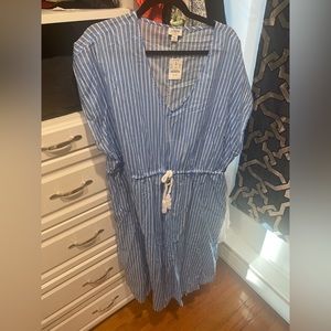 J.Crew Factory Cover Up Dress with Rope Tie XXL